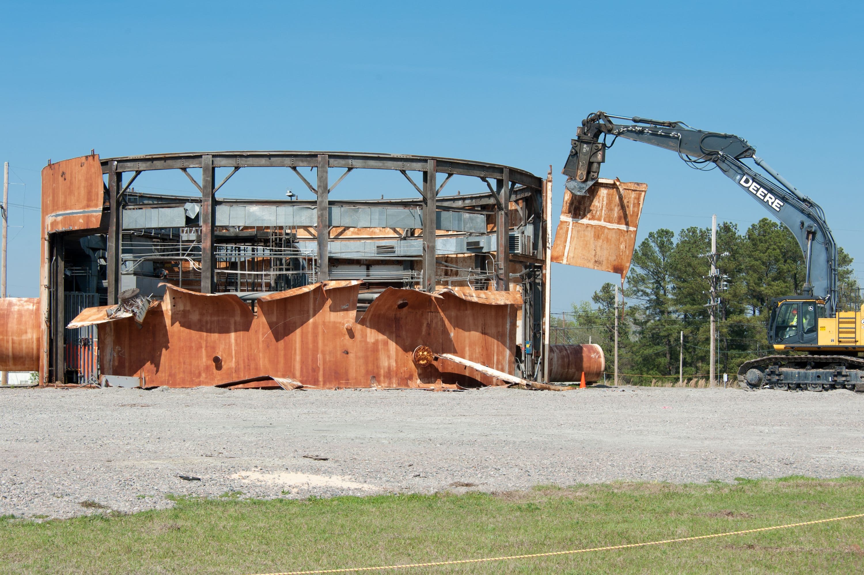 Demolition of HWTCR Dome at SRS