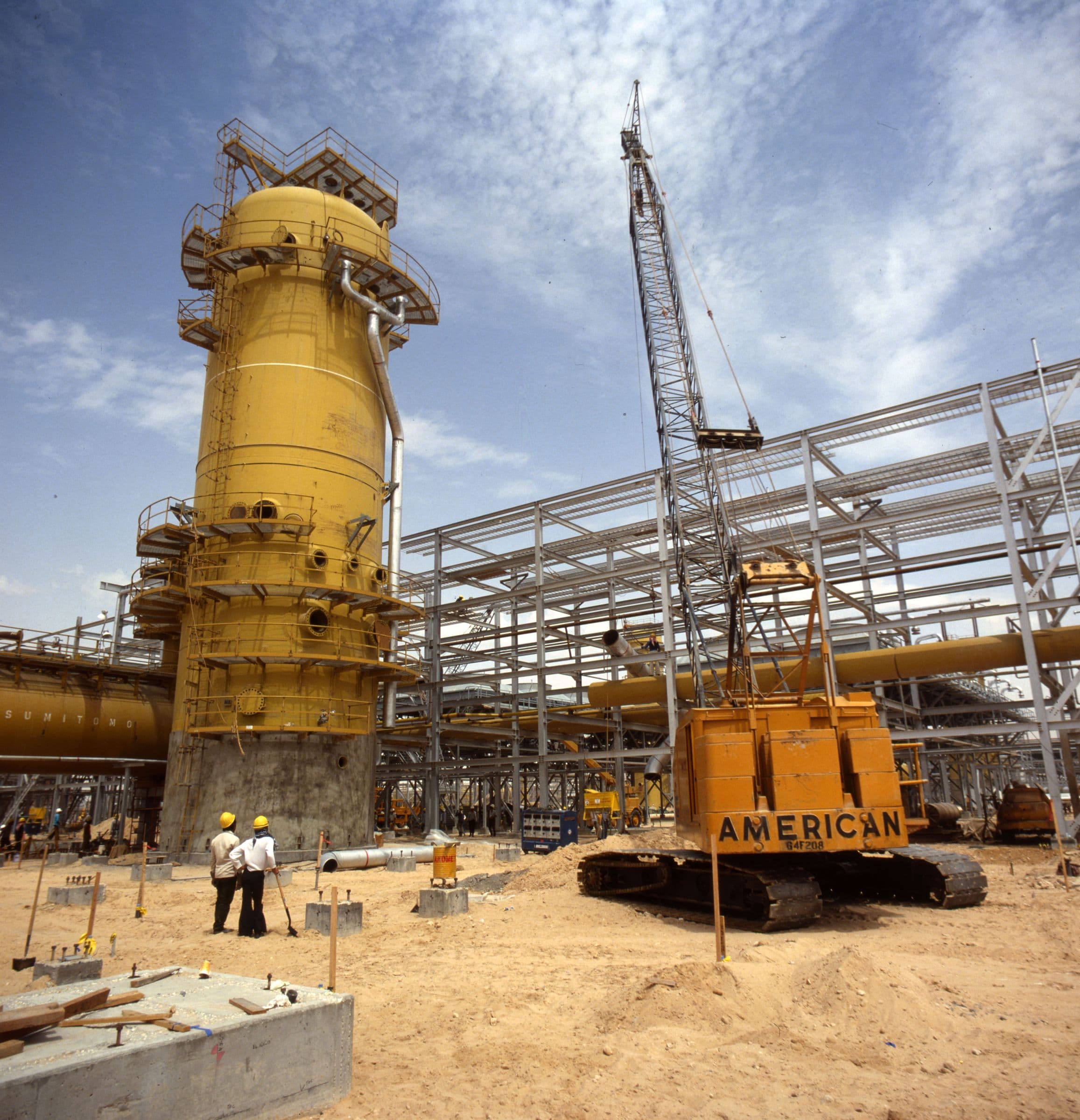 Gas plant construction
