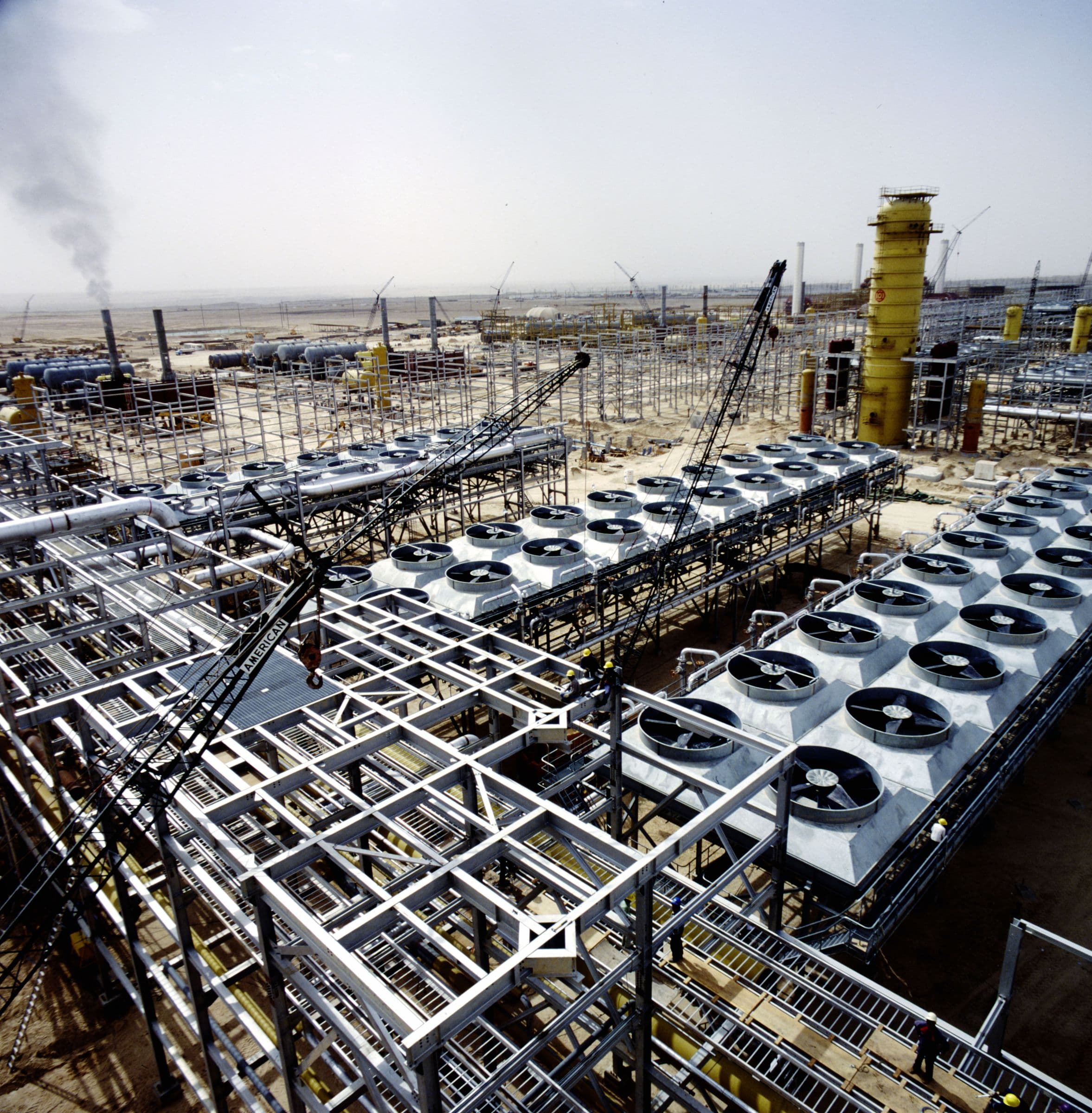 Construction of gas plant