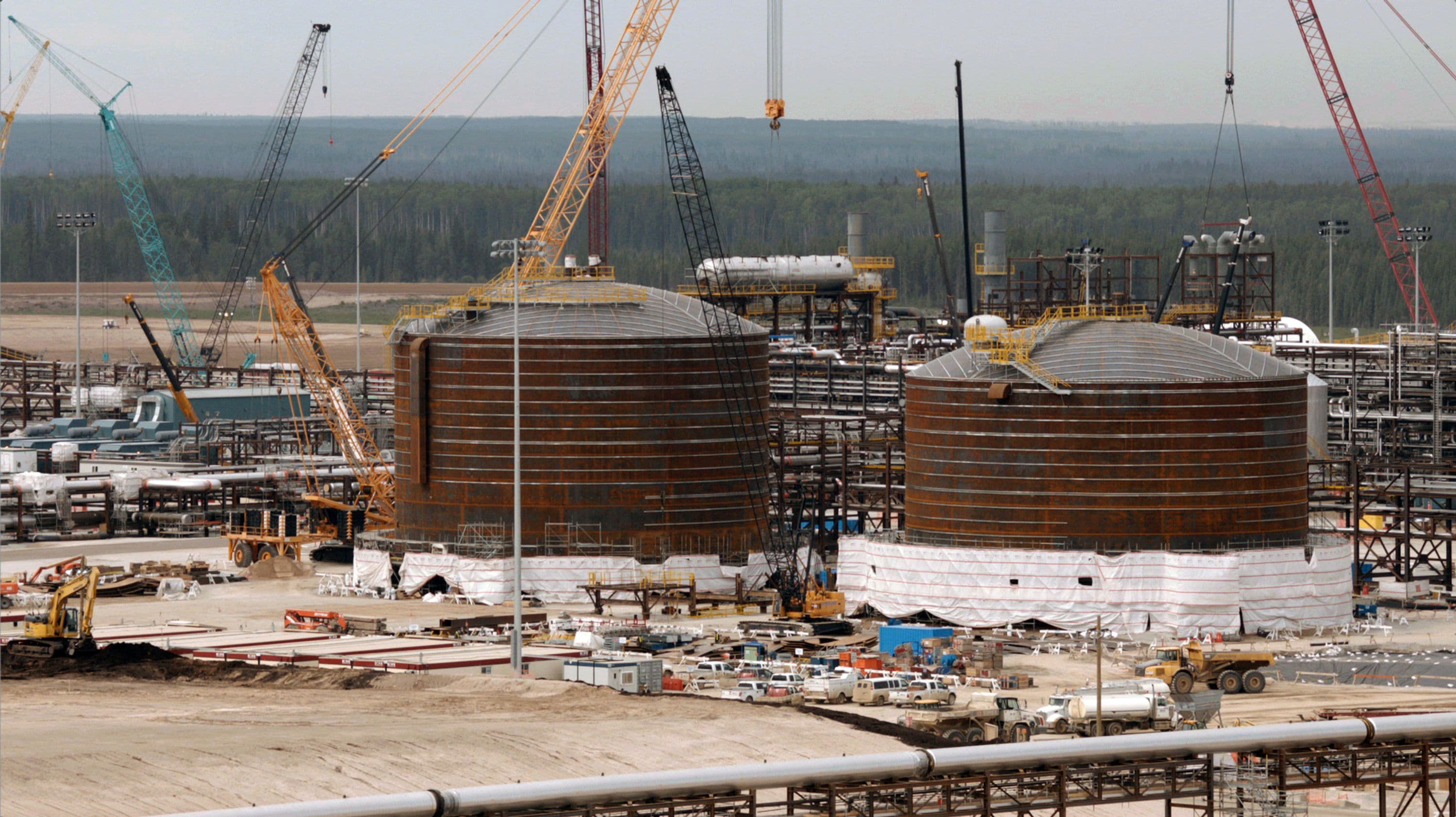 HCBI fabrication area behind CMT 8