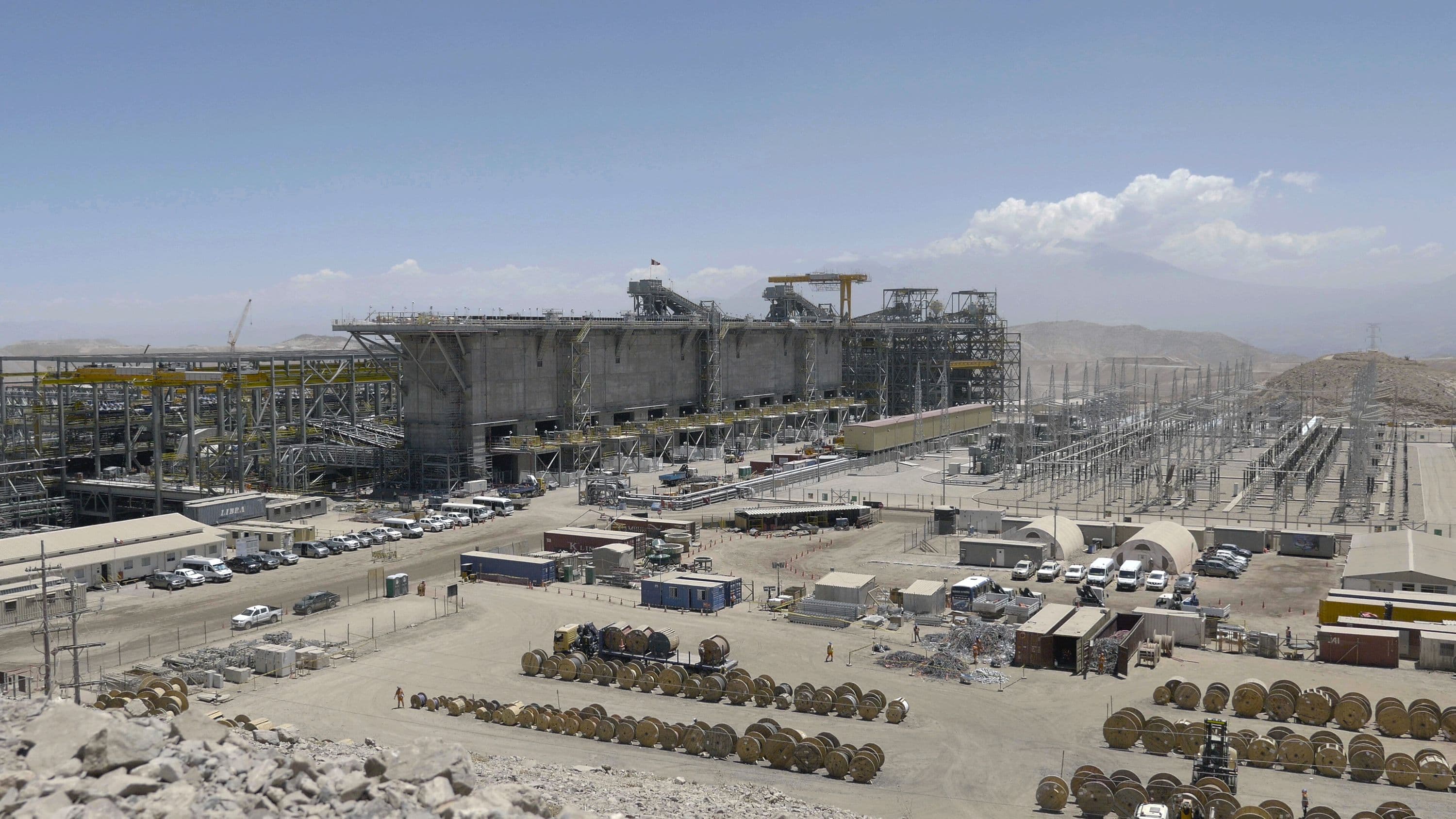 Bin and main substation