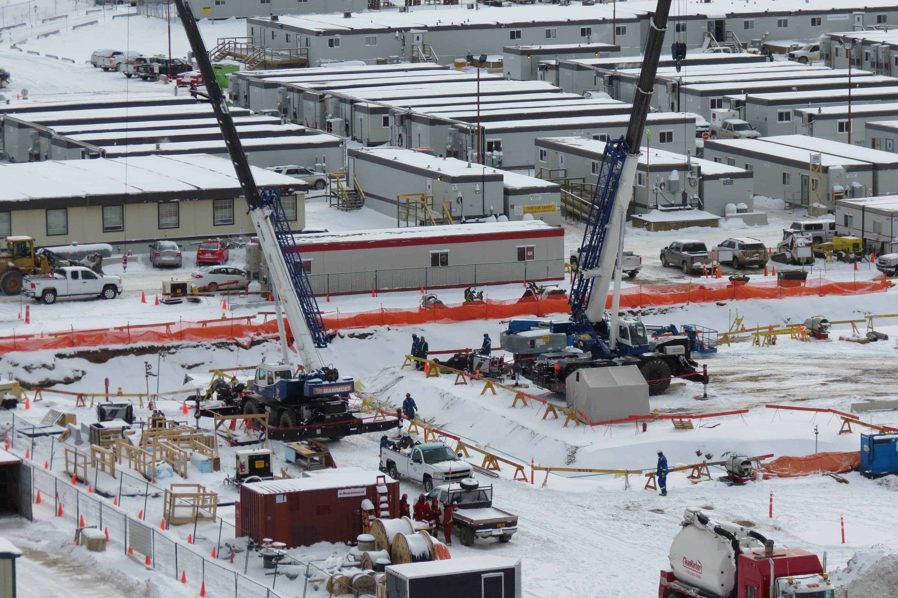 Installation of undergrounds in capture facilities