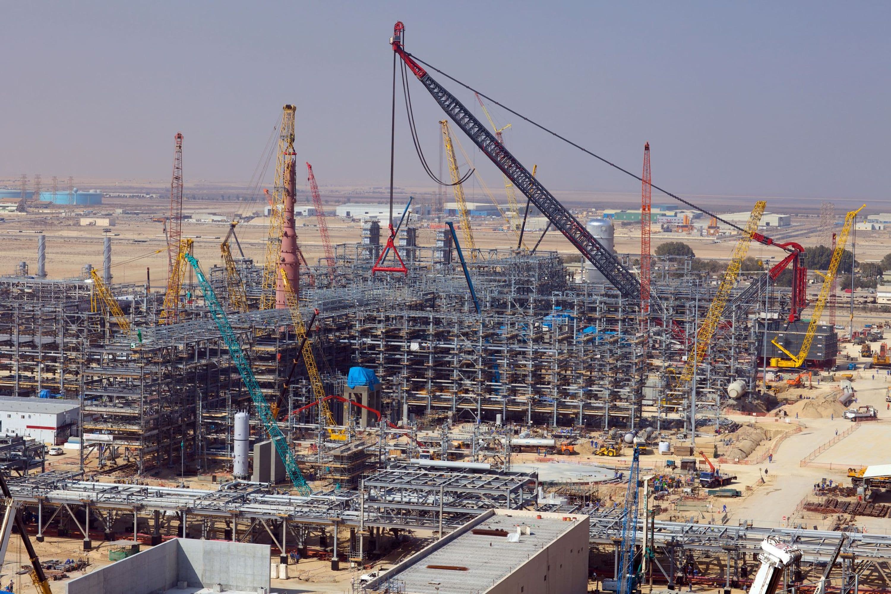 Construction of Olefins Unit