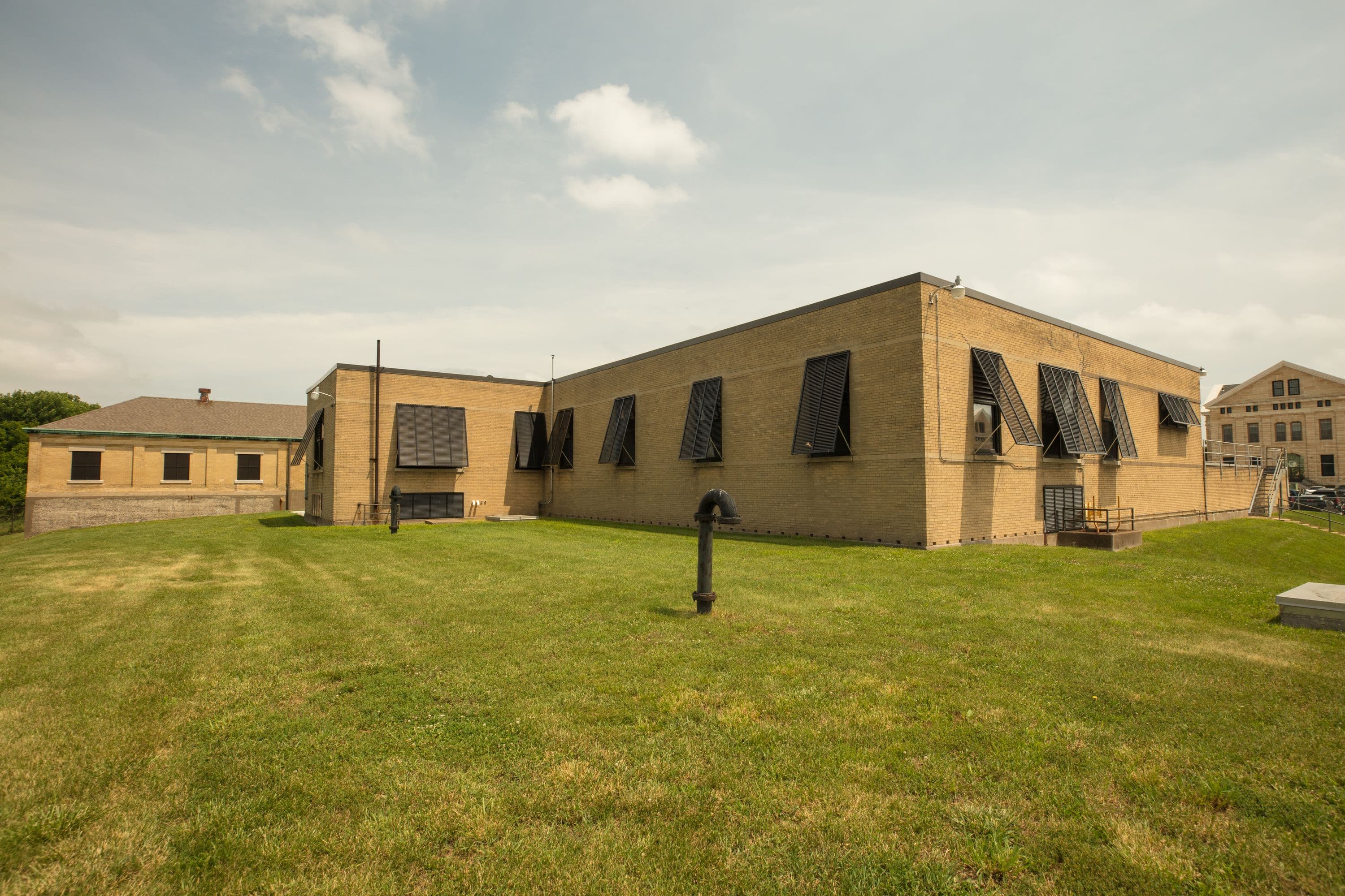 Exterior of water treatment plant