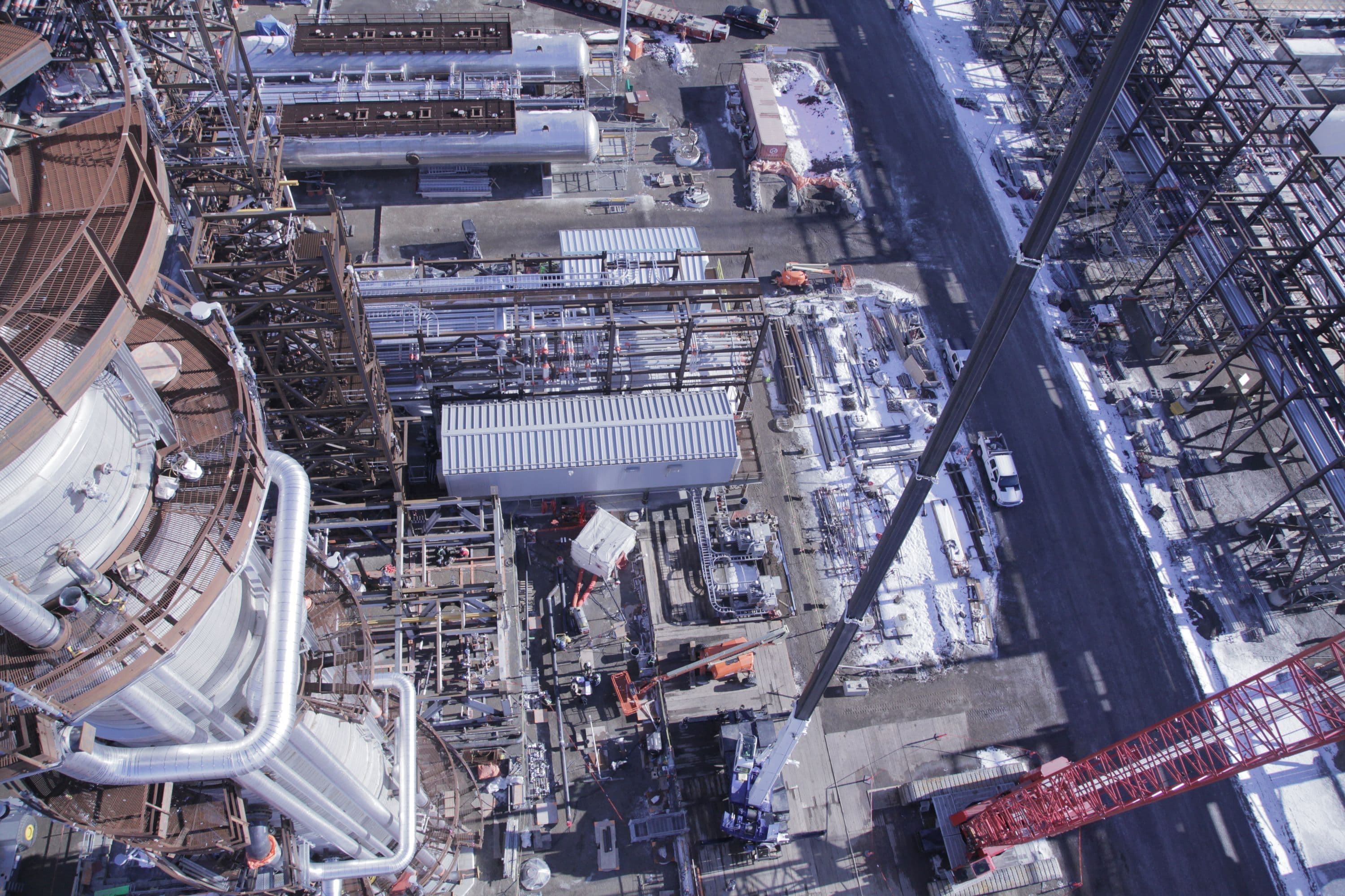 Overhead aerial view of Unit 10