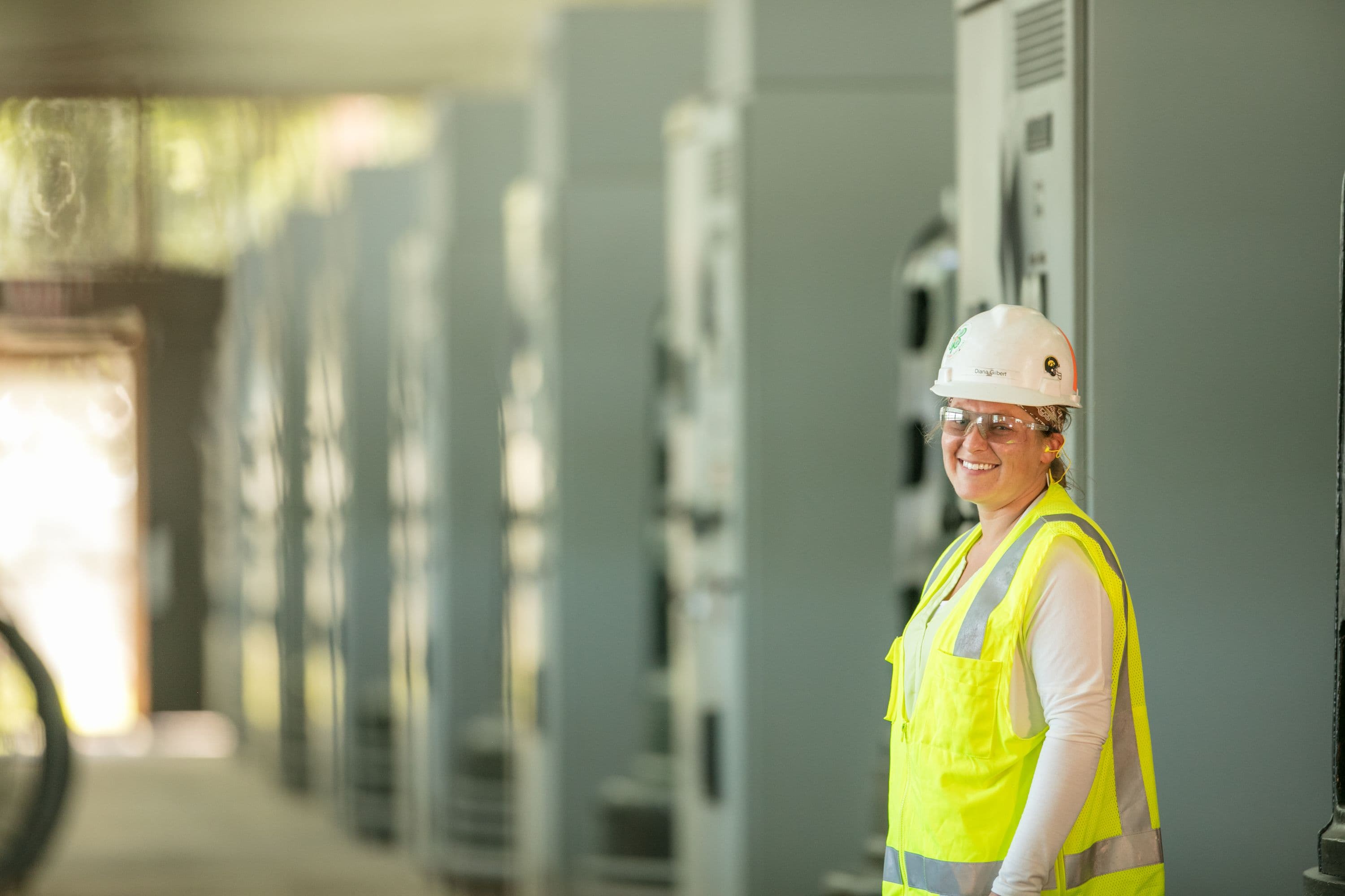 Quality control manager at hydroelectric plant