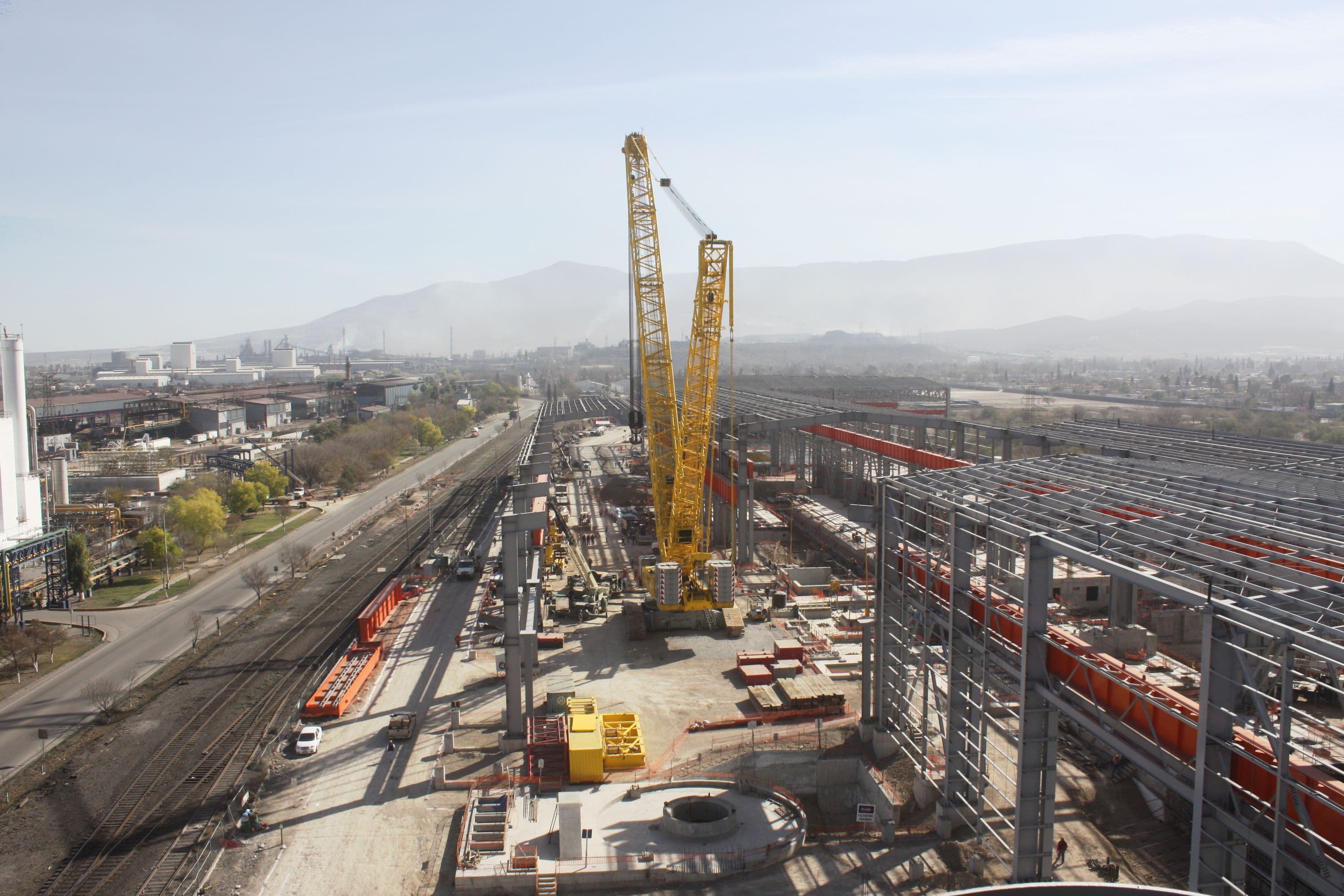 Construction of hot mill