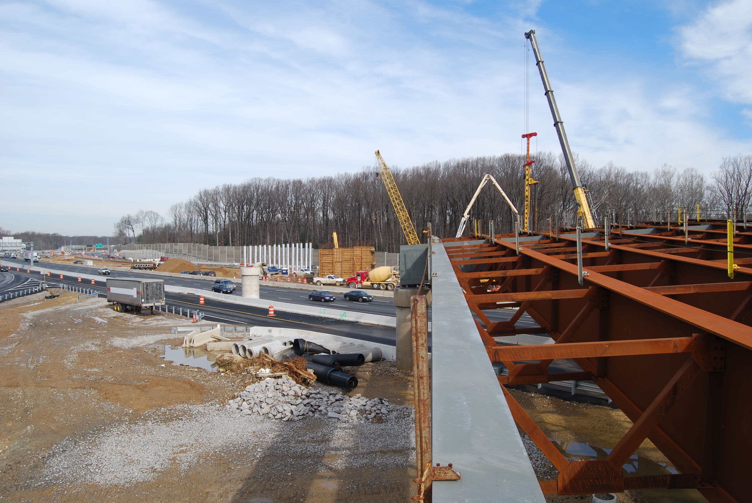Braddock Road construction