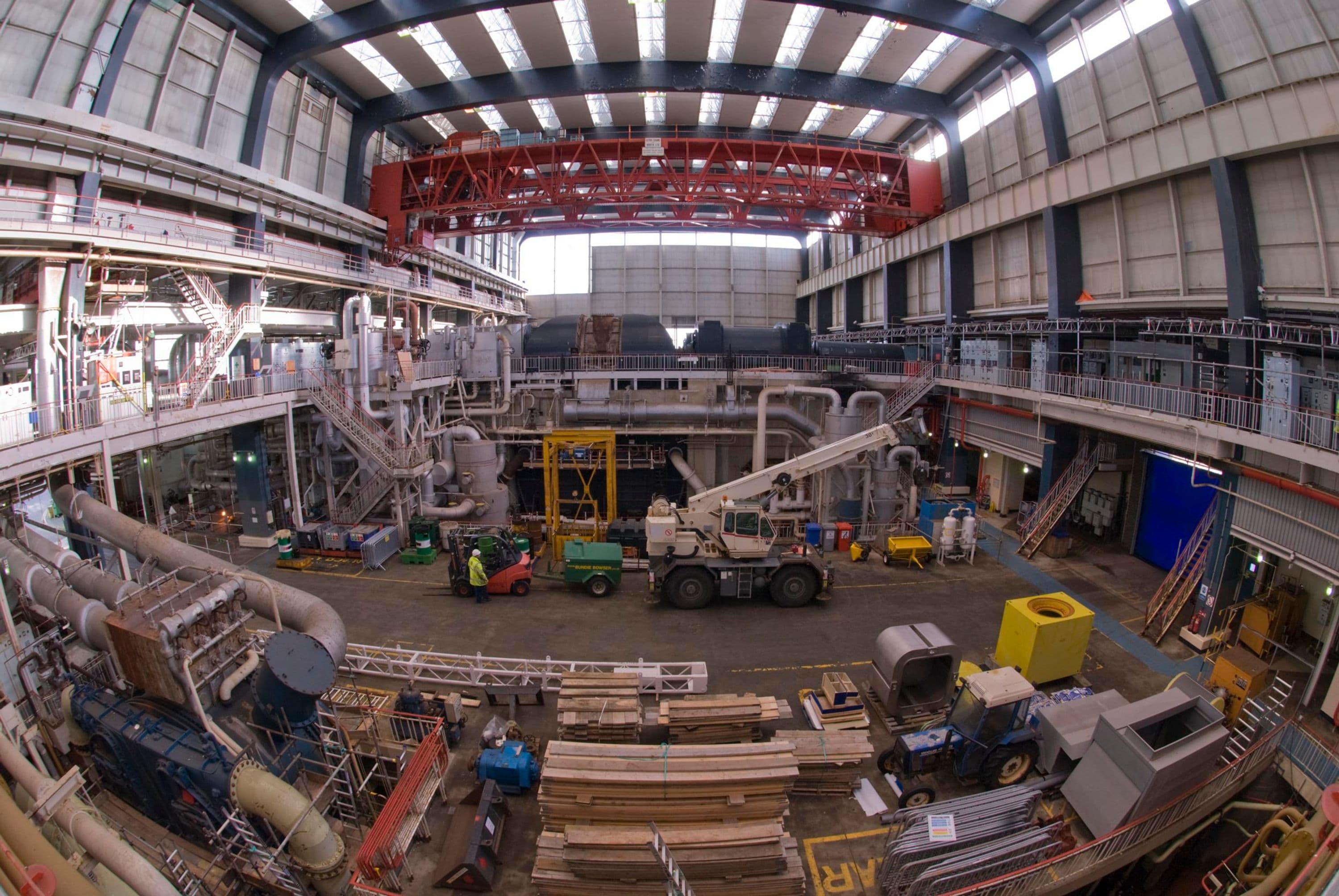 Dungeness A,  interior decommissioning