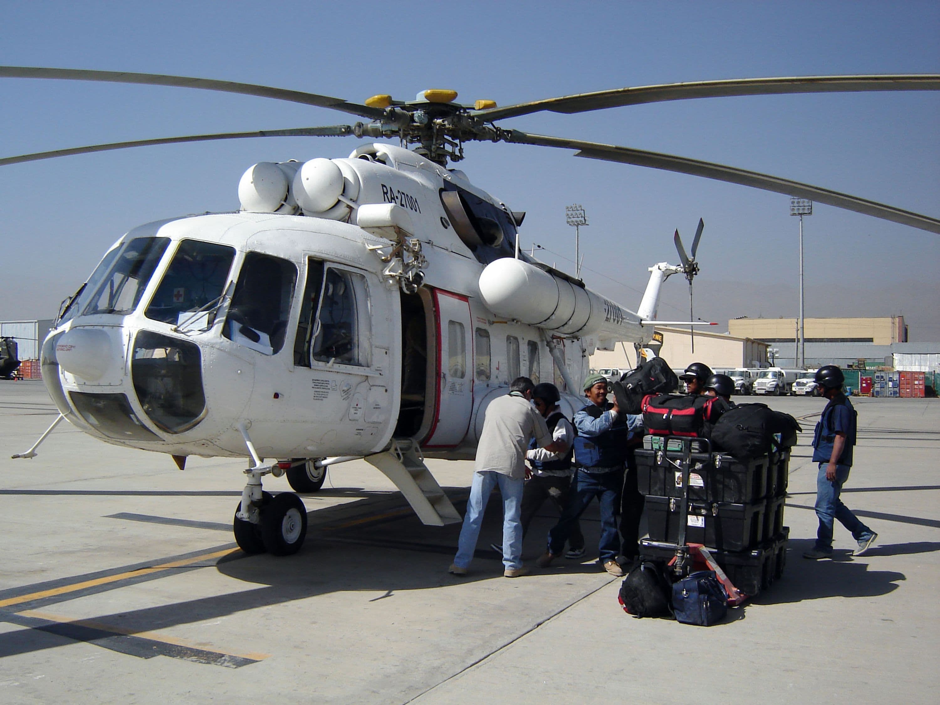 Fluor subcontractor RECON / helicopter flight operations at Bagram Airforce Base