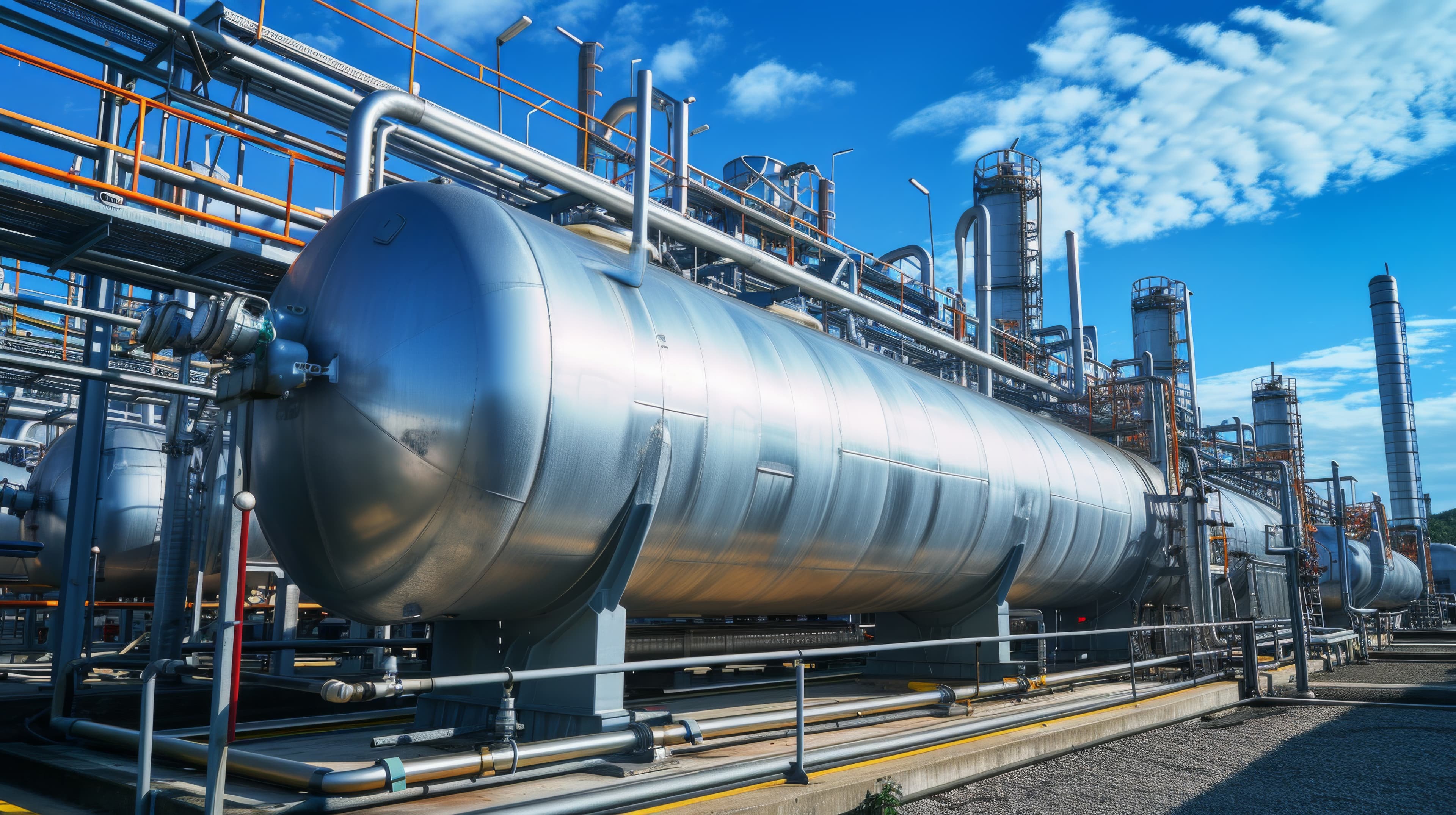 Stock photo of tanks to represent Cryo-Gas Process
