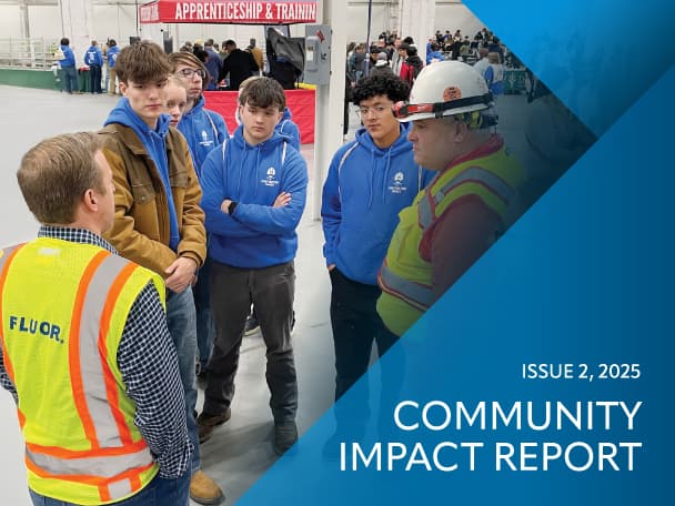 Cover of Fluor Community Impact Report: Issue 2, 2025